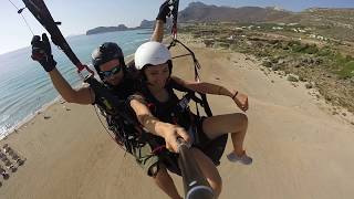 Cretan Paragliding- paragliding tandem flights over crete!