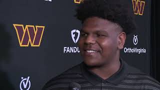 1 on 1 with Commanders 2025 first round draft pick Josh Conerly Jr.