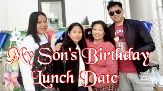 Birthday kainan SA backyard with friends and my 2 daughter in law join my live premier @remybueno