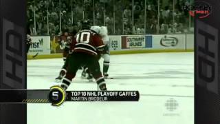 Top 10: NHL Playoffs Gaffes