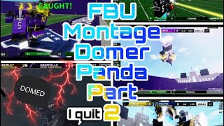 "FBU Montage Domer Panda🐼😈" ( 💯+💯subsrciber special 🔥🔥🔥)