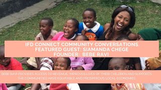 Community Conversation with Siamanda Chege, Founder of Bebe Ravi