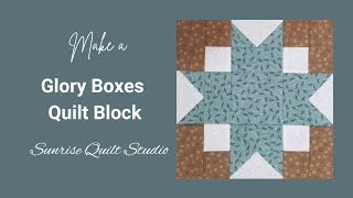 Glory Boxes Quilt Block