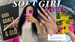 S♡FT GIRL DIARIES | JOURNALING, PROMISE RING, YOGA, FLOWERS 🌸✨