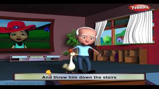 Goosey Goosey Gander Poem Sing Along | Nursery Rhymes Karaoke | Pre School Songs #pebblesrhymes