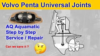 Volvo Penta Sterndrive -  U Joint Replacement AQ Series