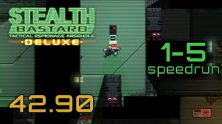 Stealth Bastard Deluxe speedrun | 1-5 in 42.90 [World Record]