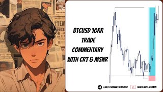 How I Caught 10RR Trade on BTC with MSNR and  CRT Stategy