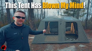You Won't Believe This Tent!!! - MC ToMount 10 Person Inflatable Hot Tent Tent