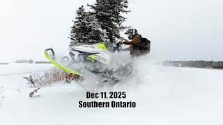 HAMMERED with SNOW - Sledding During a Lake Effect