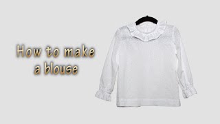 How to make a blouse - DIY sewing project - #10