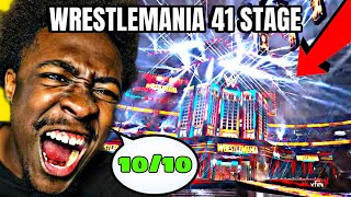WRESTLEMANIA 41 STAGE REVEAL!!! | REACTION
