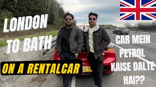 WENT TO BATH ON A RENTAL CAR