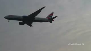 British Airways Boeing 777-200ER Arrival From London Heathrow Airport | Plane Spotting at Bangalore