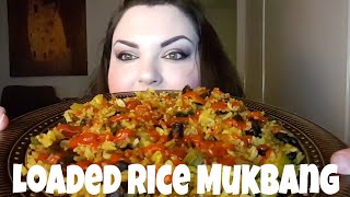 Foodie Beauty Loaded Brown Rice Mukbang | Reaction