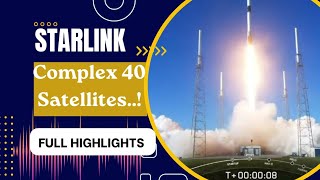 Starlink satellites to low-Earth orbit from Space Launch Complex 40 @SpaceX
