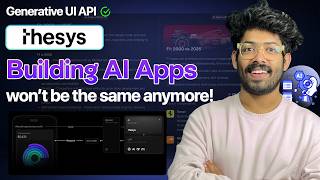 World's First Generative UI API is a GAME CHANGER! | Thesys C1