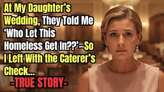 HER TRUE STORY FROM CALIFORNIA 👵💔 At My Daughter’s Wedding, They Told Me ‘Who Let This Homeless…