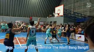 Brgy. Tumana, For threeee, For the Win!!! Bang, Bang!!! Tumana (86) def. Concepcion Uno (83)