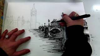 Big Ben Pen Shading