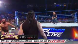 Roman Reigns was looking to confront Shane McMahon, but things didn't go the way The Big Dog thought