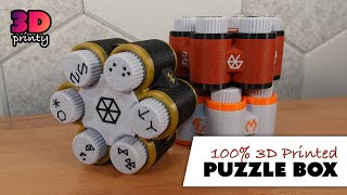 Hexglyph - 3D printed Puzzle Box