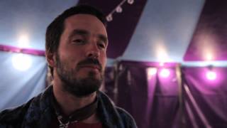 Dizraeli backstage at The Common, Glastonbury 2014