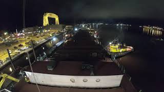 Irvin timelapse across Duluth-Superior Harbor