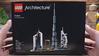 Pure build 🔊 LEGO Architecture Dubai (skyline) 21052 ASMR