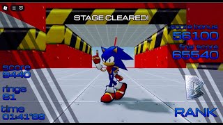 [Sonic Rerush] Isolated Panic Zone in 1:41.89