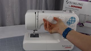 Stitch Selection on the Stirling by Janome (Janome JR1012)