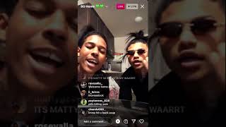 Dthang on live geeking off perks 😂