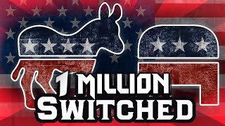 Demetra- Over One Million Voters Switched From Democrat Party To Republican