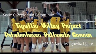 Tigullio Volley Project vs Paladonbosco Pallavolo Genova