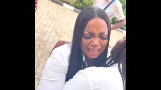 Funke Akindele's Lookalike Sister In Tears As she Surprised Her With A beautiful Car and cash