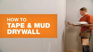 How To Tape and Mud Drywall (Reduce Sanding Time) | The Home Depot Canada