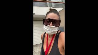 Rebeca Escribens cuida a su padre durante la cuarentena por el corona virus