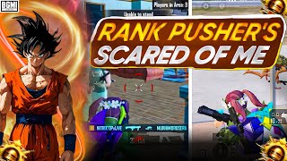 RANK PUSHER’S😱 VS PRIME NITRIX 🔱 - FASTEST 1V4 CLUTCHES IN CONQUEROR LOBBY GAMEPLAY BGMI