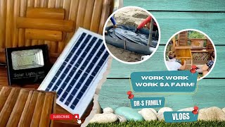 1st batch ng solar lights | temporary fence | Ang sisipag talaga nila grabe 🤗 | DR-S FAMILY VLOGS