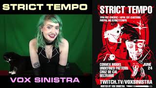 Strict Tempo 06.24.2021 Full Show (EBM, Industrial Techno, Darkwave, Synthwave, Postpunk, New Beat)