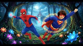 Two Kids Drink Soda and Turn Into REAL Superheroes 😱🕷️🦸‍♂️ | Spider-Man vs Superman