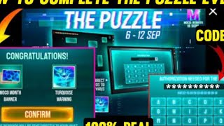 HOW TO COMPLETE NEW MOCO THE PUZZLE EVENT IN FREE FIRE #TEAMENFROHAN