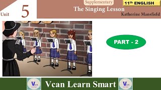 The Singing Lesson(tamil) -Katherine Mansfield Part 2 |11th standard  unit 5 Supplementary