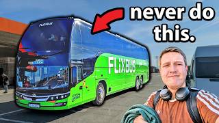I Took Europe’s Longest Bus Ride! (100+ MISERABLE Hours on FlixBus)