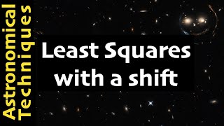 Least-squares fitting with a shift