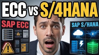 SAP ECC vs S/4HANA 🔥 Full Comparison | Why SAP ECC Is Ending in 2027?