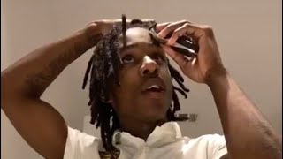 Polo G DESTROYS his hairline on ig live