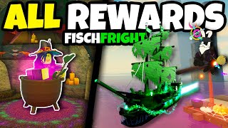 ALL WITCH CAULDRON REWARDS In Fisch Roblox!