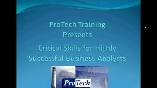 Critical Skills for the Business Analyst