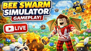 🔴LIVE: Bee Swarm Simulator AFK Grinding🐝🎄Last 6 Days Of Beesmas